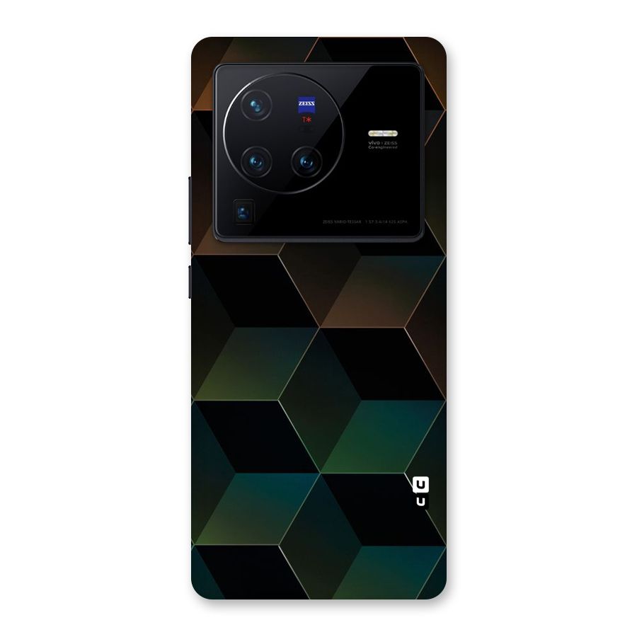 Hexagonal Design Back Case for Vivo X80 Pro