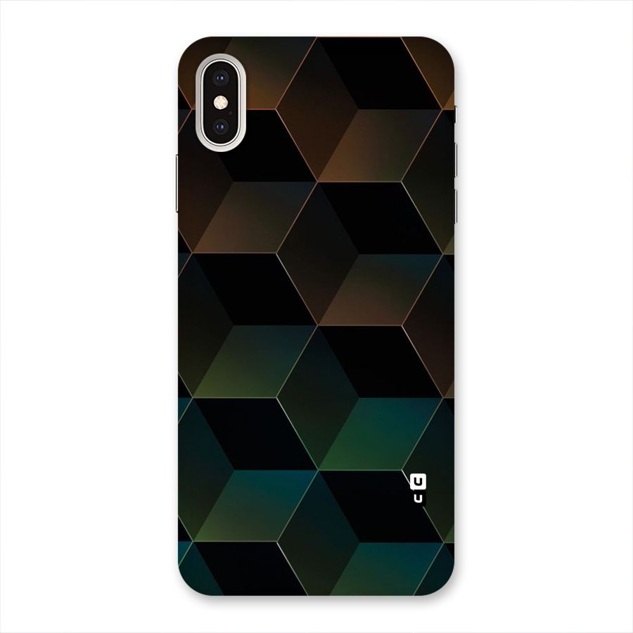 Hexagonal Design Back Case for iPhone XS Max