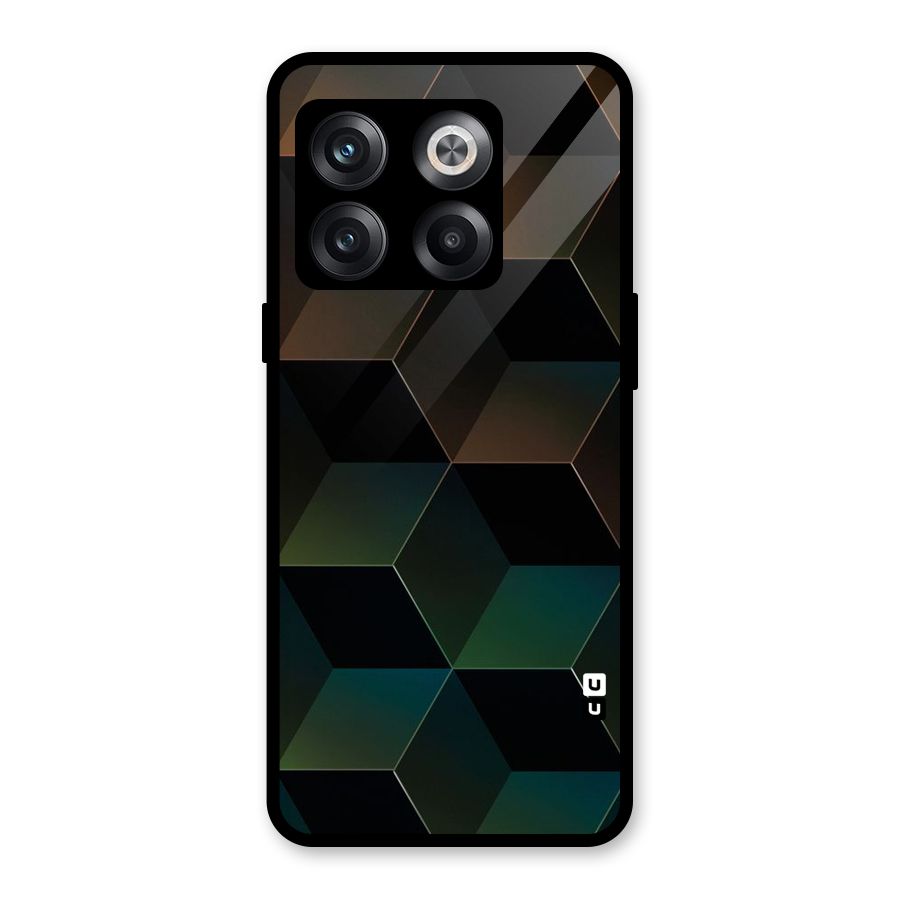 Hexagonal Design Glass Back Case for OnePlus 10T