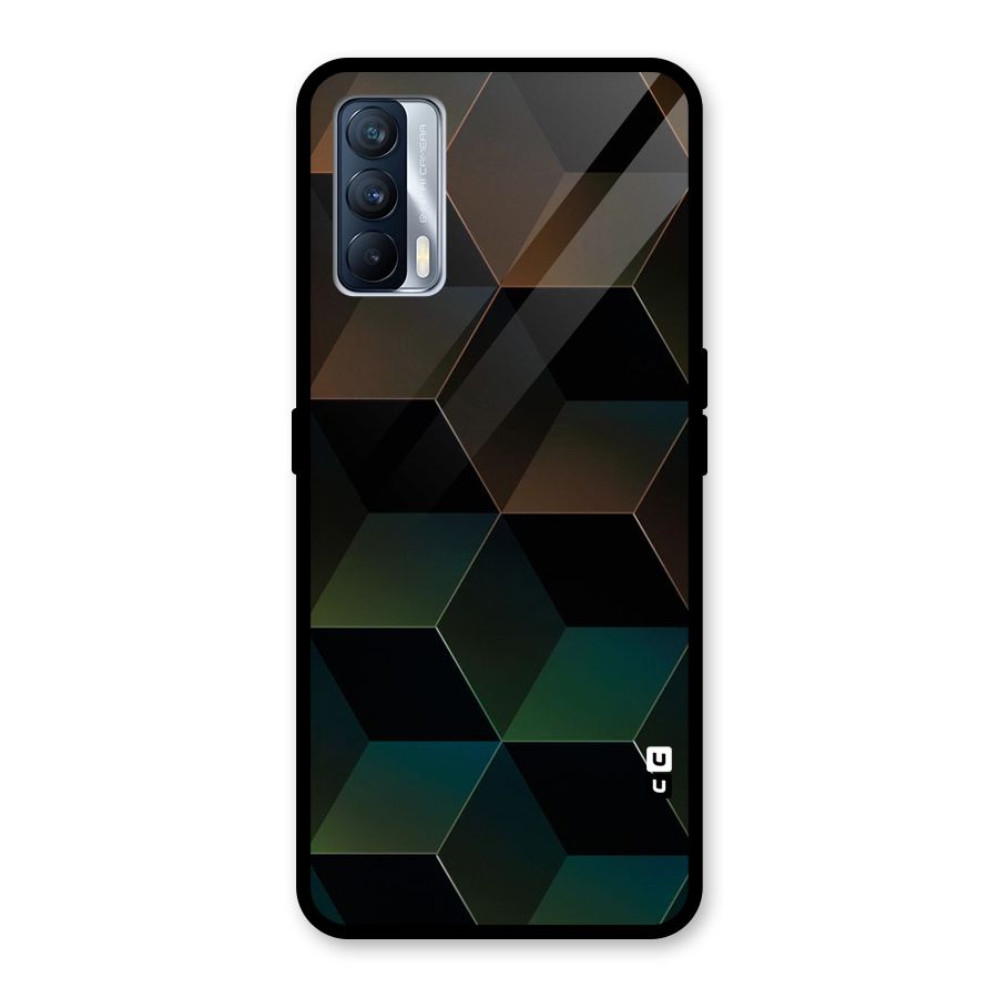 Hexagonal Design Glass Back Case for Realme X7