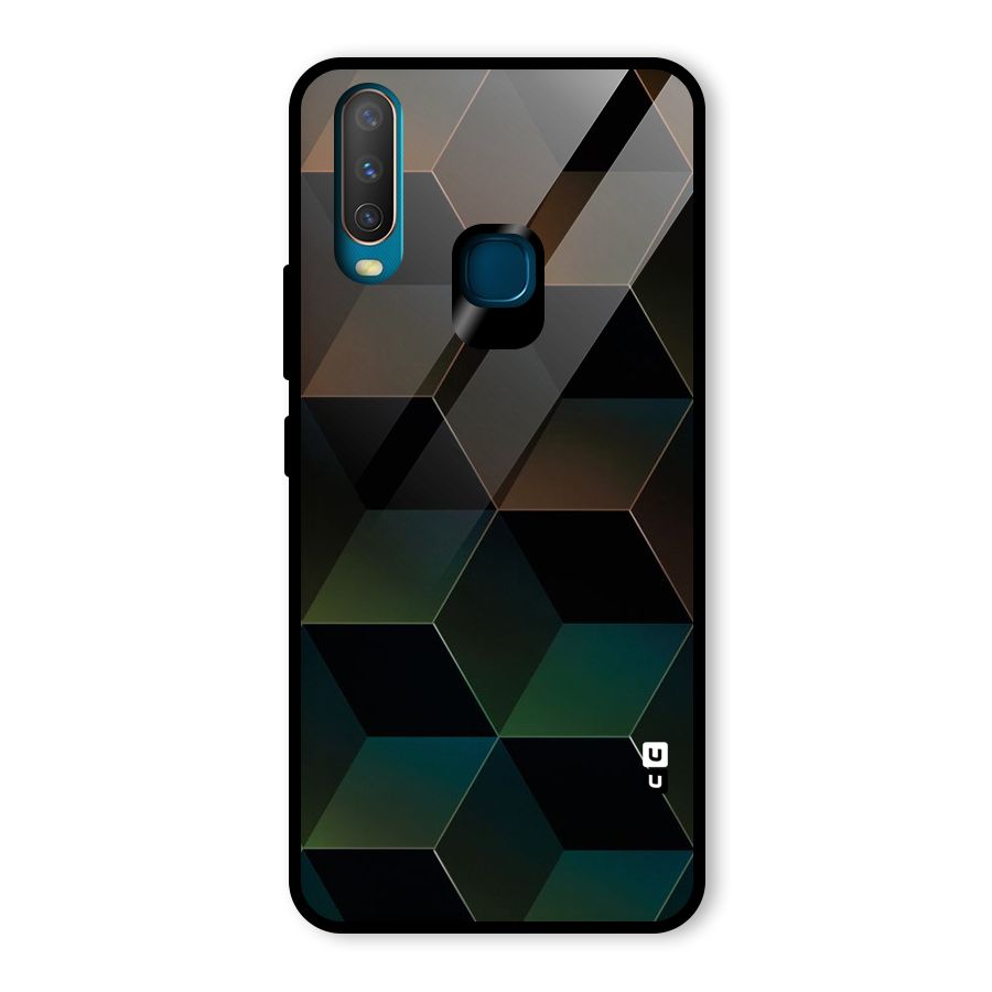 Hexagonal Design Glass Back Case for Vivo U10