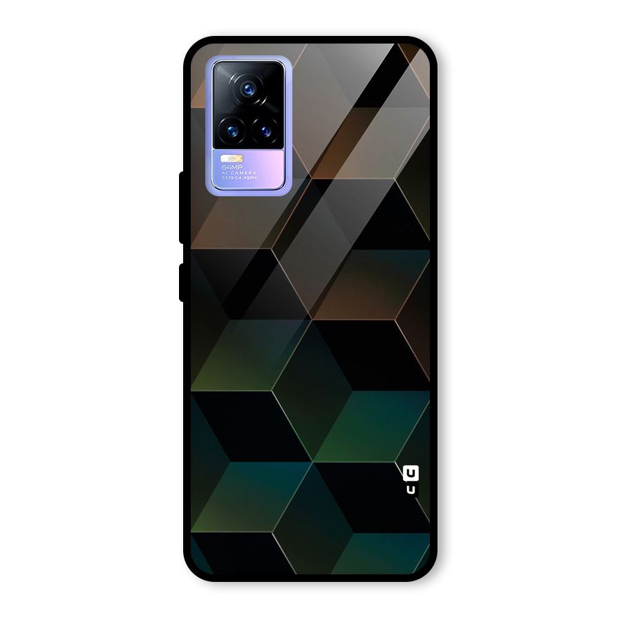 Hexagonal Design Glass Back Case for Vivo Y73