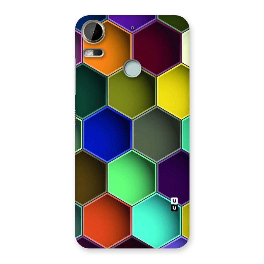 Hexagonal Palette Back Case for Desire 10 Pro