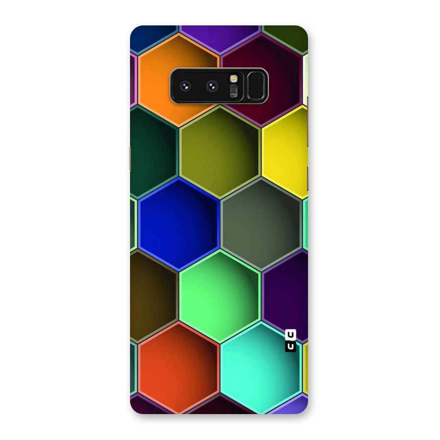 Hexagonal Palette Back Case for Galaxy Note 8