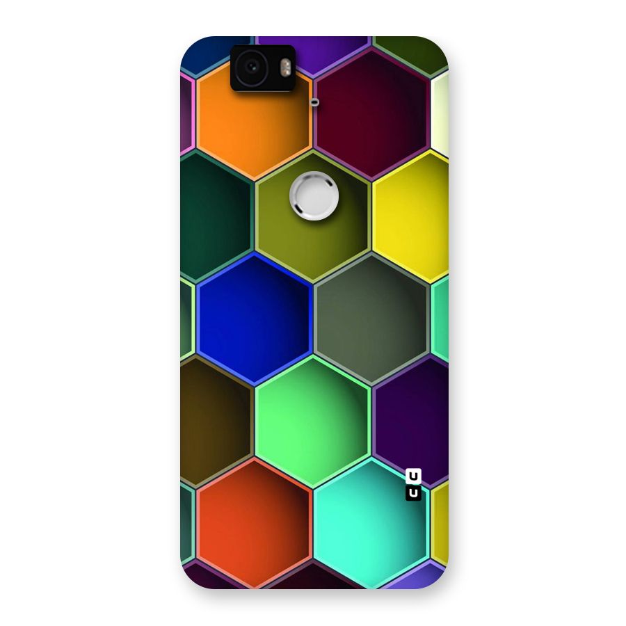 Hexagonal Palette Back Case for Google Nexus-6P