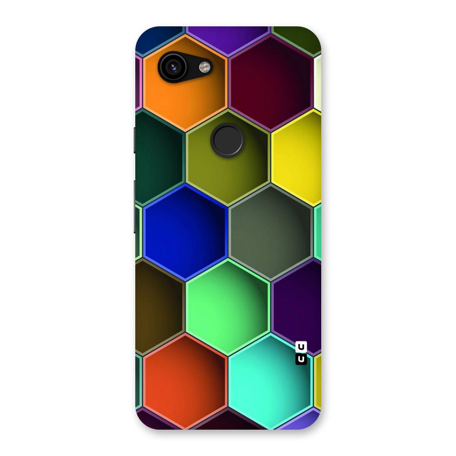 Hexagonal Palette Back Case for Google Pixel 3a