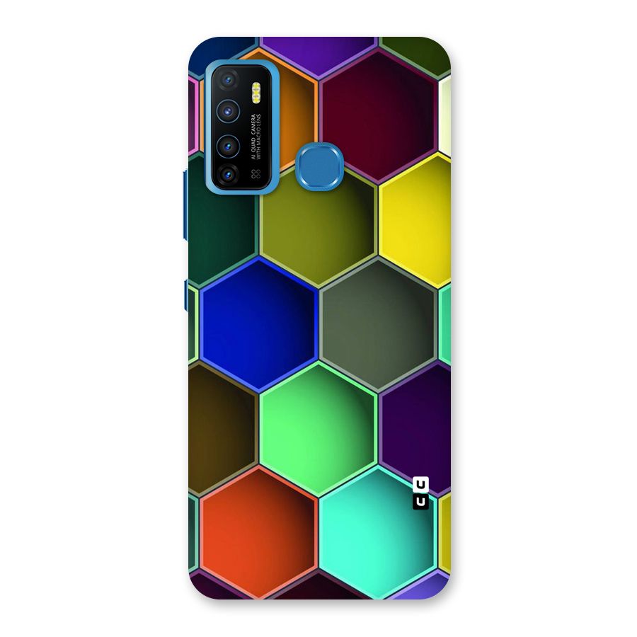 Hexagonal Palette Back Case for Infinix Hot 9