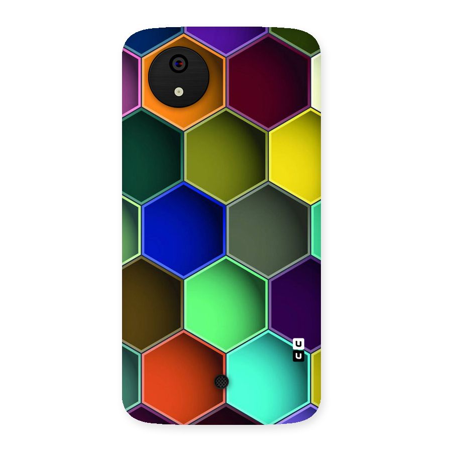 Hexagonal Palette Back Case for Micromax Canvas A1