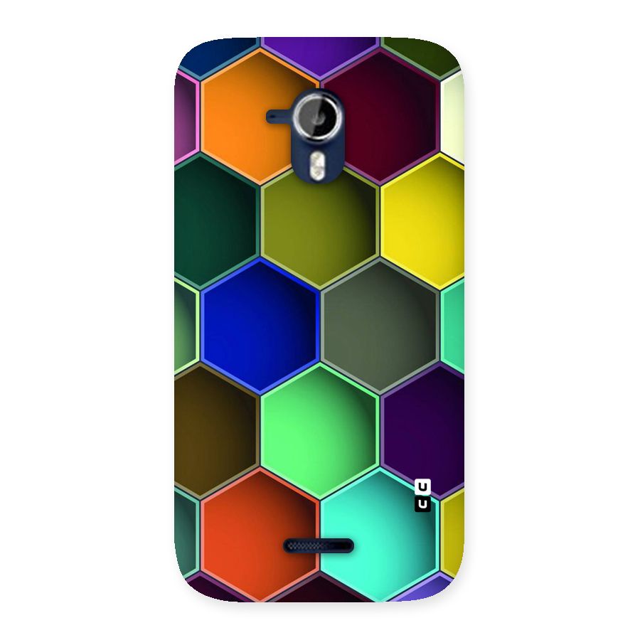 Hexagonal Palette Back Case for Micromax Canvas Magnus A117