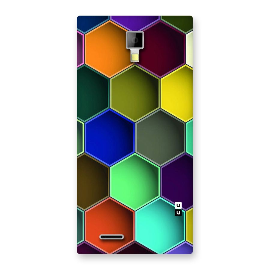 Hexagonal Palette Back Case for Micromax Canvas Xpress A99