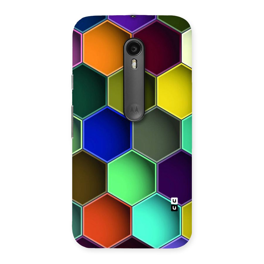 Hexagonal Palette Back Case for Moto G Turbo