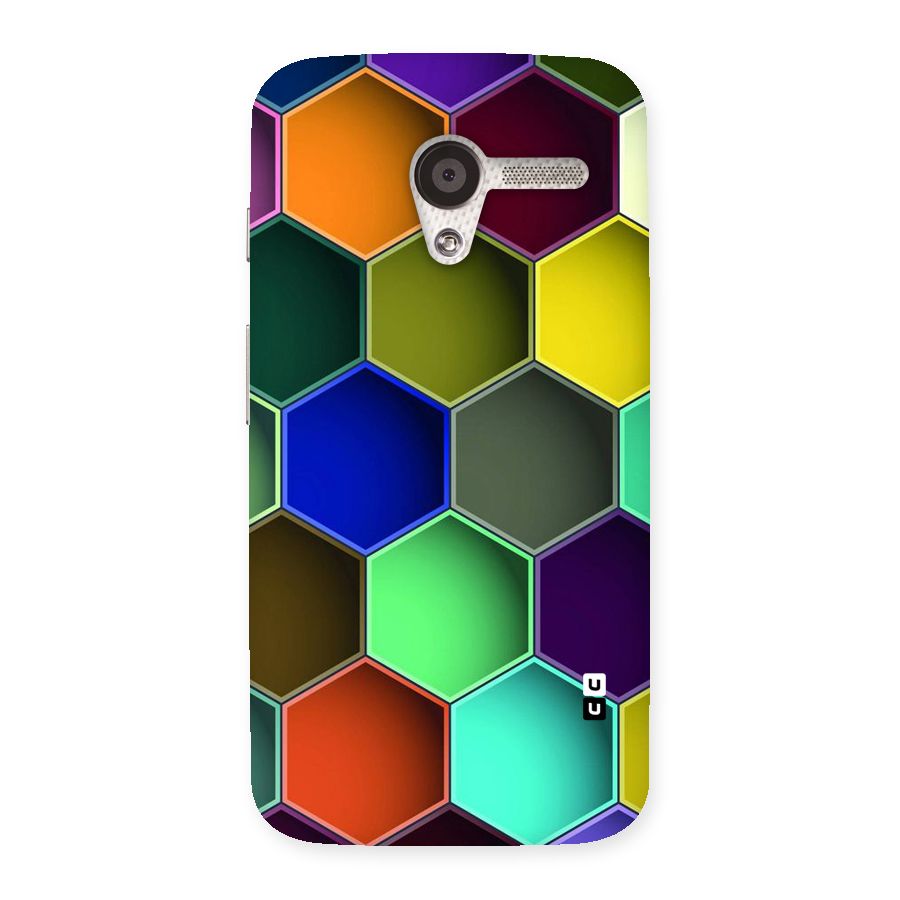 Hexagonal Palette Back Case for Moto X