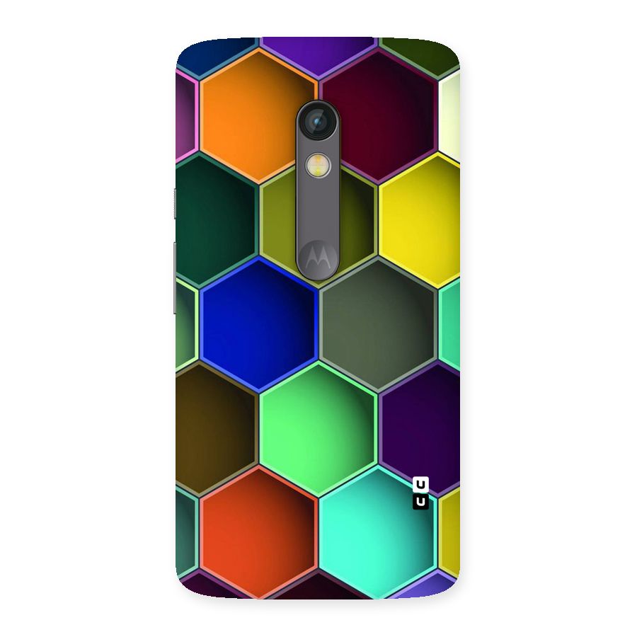Hexagonal Palette Back Case for Moto X Play