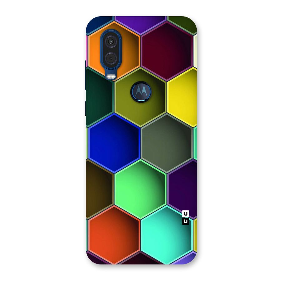 Hexagonal Palette Back Case for Motorola One Vision