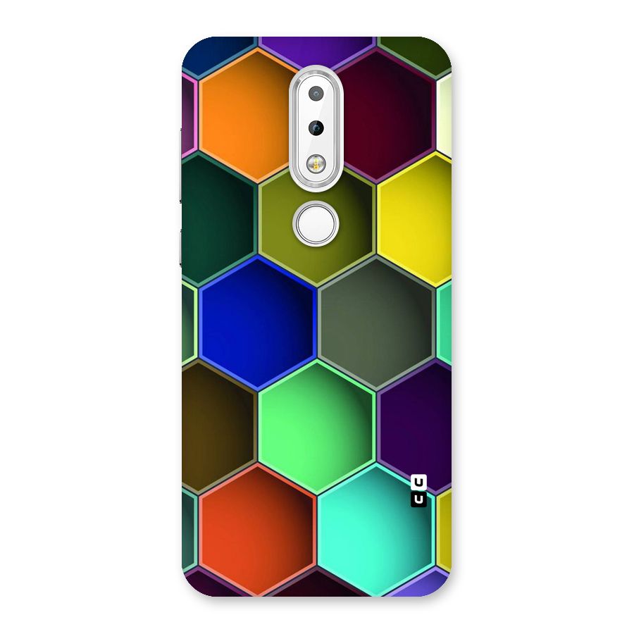 Hexagonal Palette Back Case for Nokia 6.1 Plus