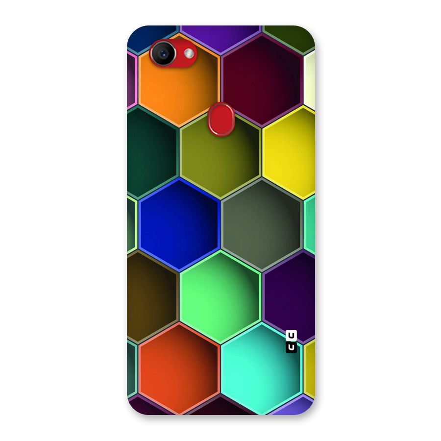 Hexagonal Palette Back Case for Oppo F7