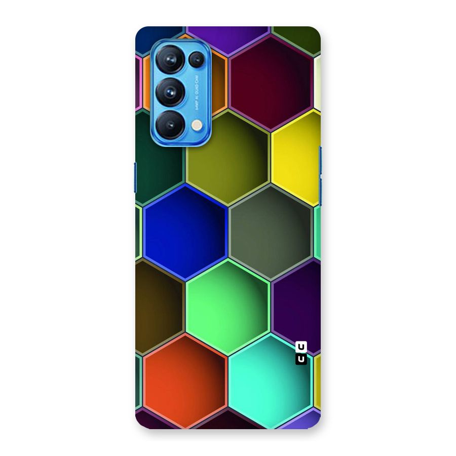 Hexagonal Palette Back Case for Oppo Reno5 Pro 5G