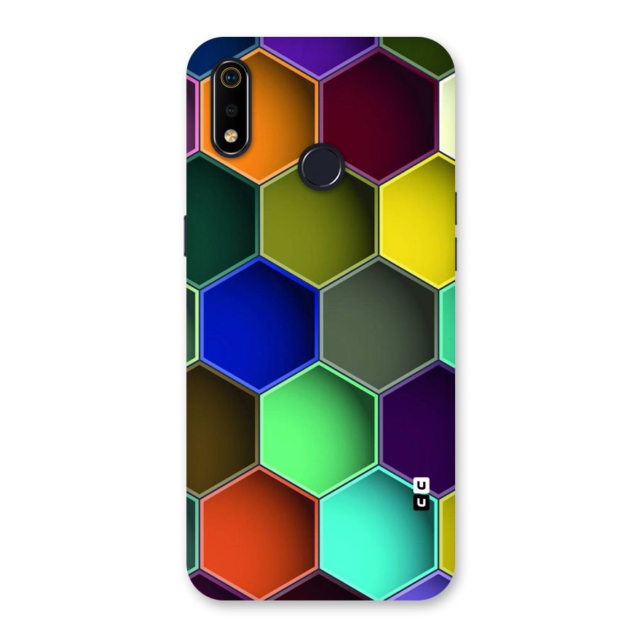 Hexagonal Palette Back Case for Realme 3i