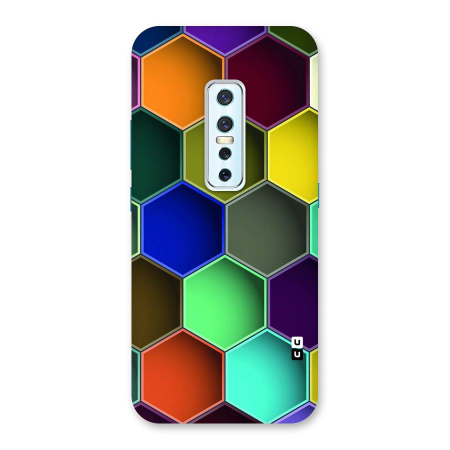 Hexagonal Palette Back Case for Vivo V17 Pro