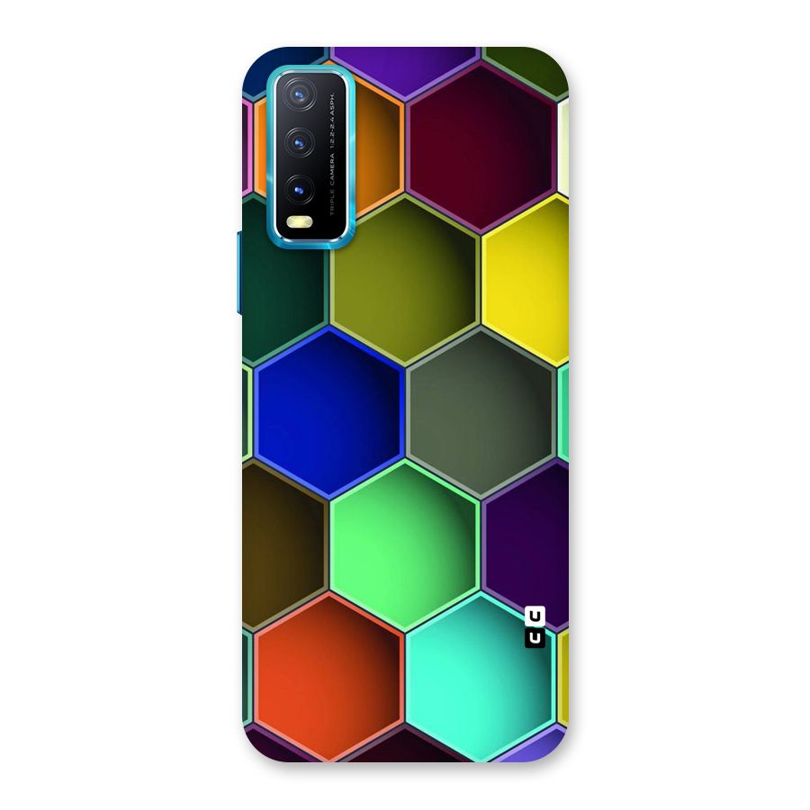 Hexagonal Palette Back Case for Vivo Y20A