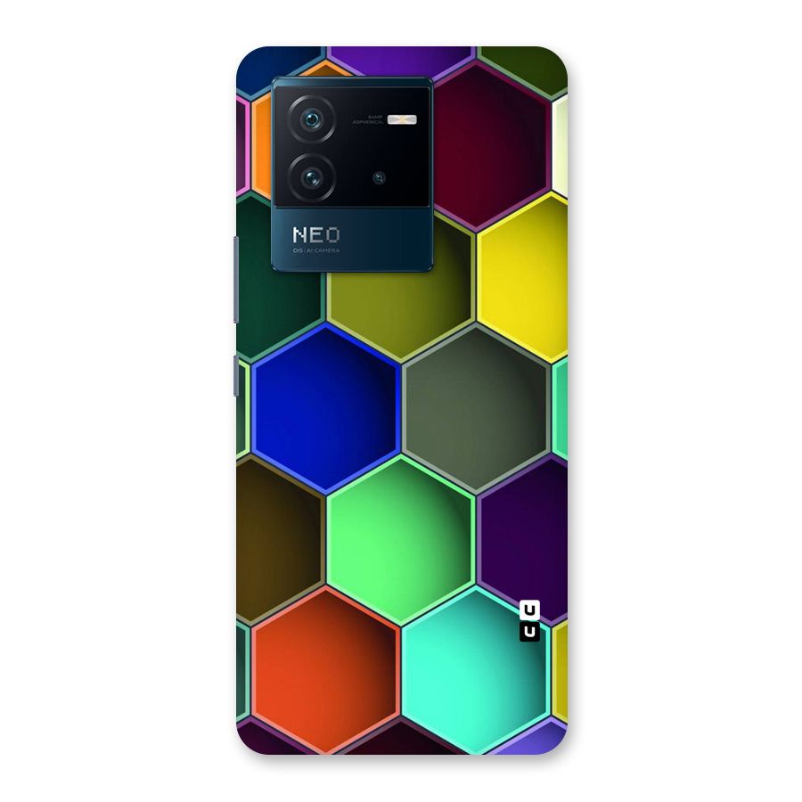 Hexagonal Palette Back Case for Vivo iQOO Neo 6 5G
