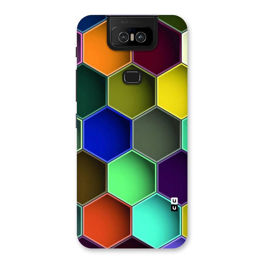Hexagonal Palette Back Case for Zenfone 6z