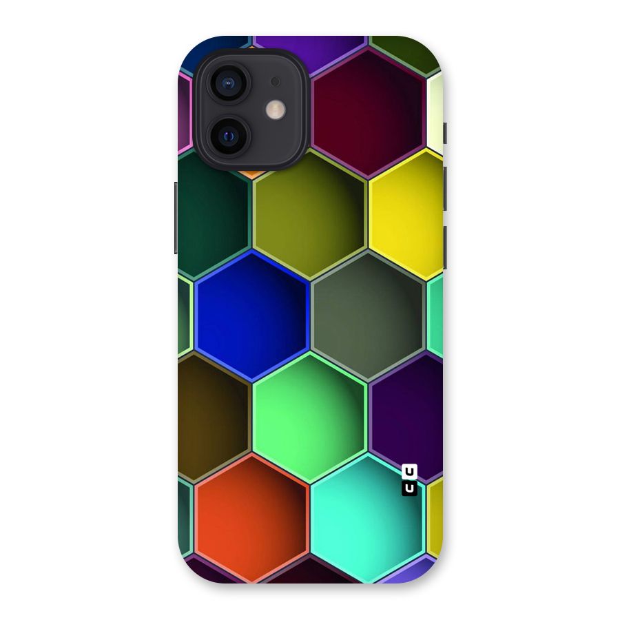 Hexagonal Palette Back Case for iPhone 12