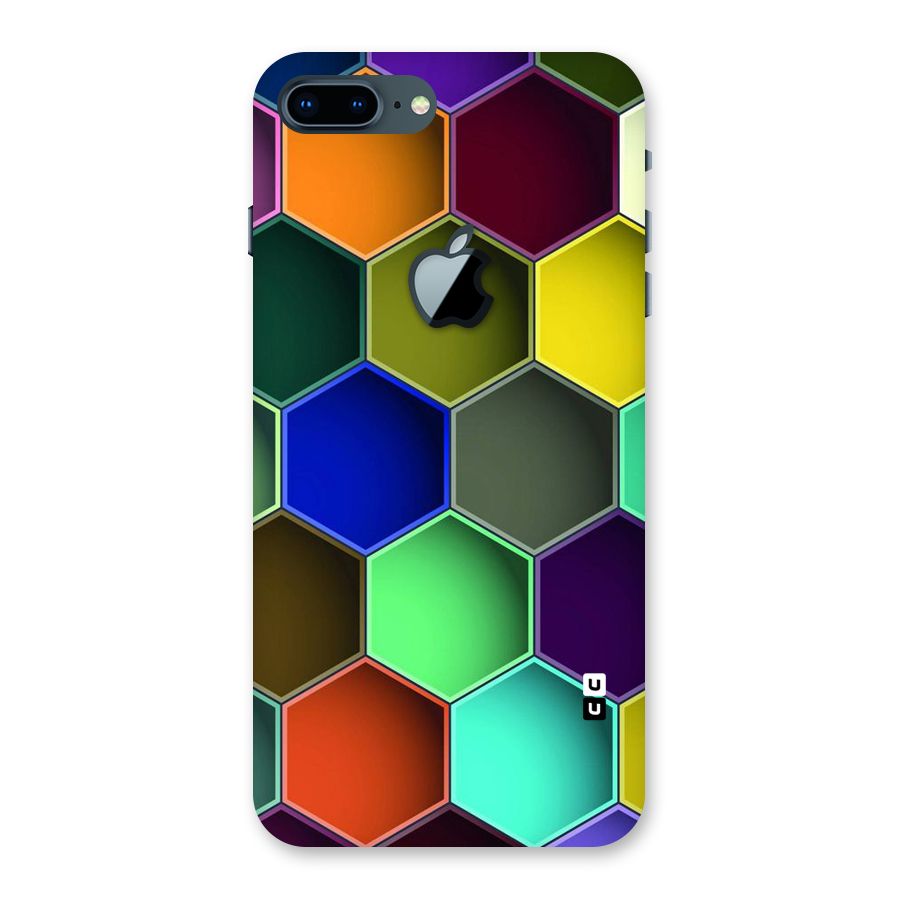 Hexagonal Palette Back Case for iPhone 7 Plus Apple Cut