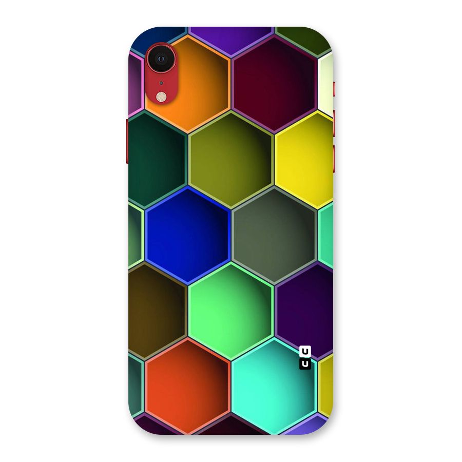 Hexagonal Palette Back Case for iPhone XR