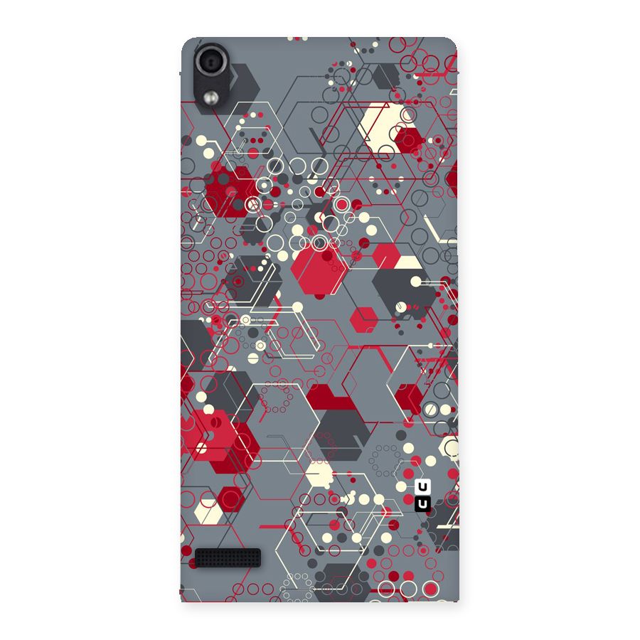 Hexagons Pattern Back Case for Ascend P6