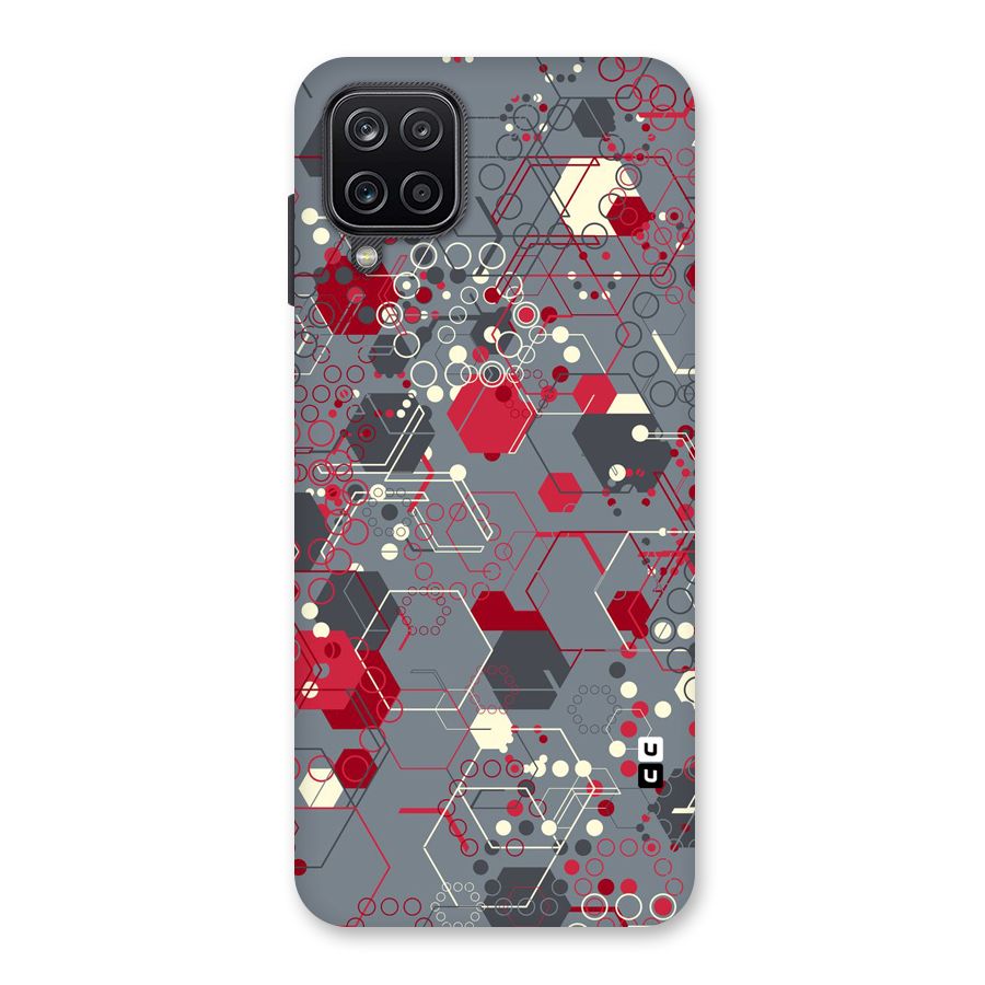 Hexagons Pattern Back Case for Galaxy A12