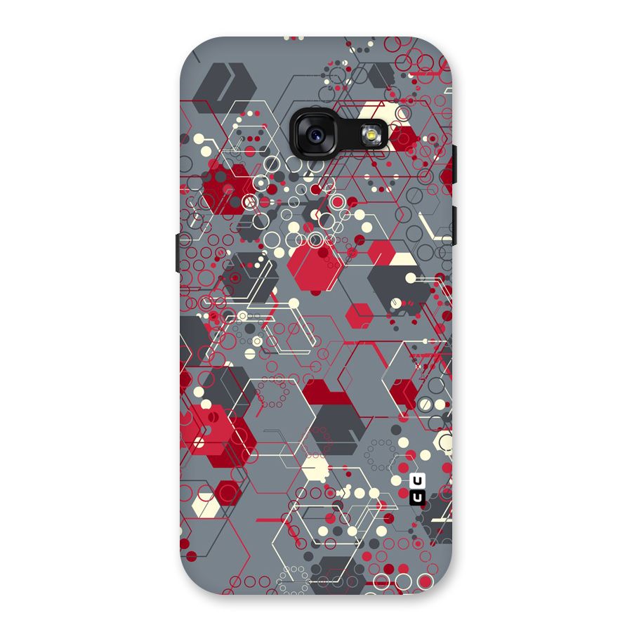 Hexagons Pattern Back Case for Galaxy A3 (2017)