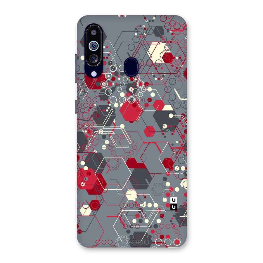 Hexagons Pattern Back Case for Galaxy A60