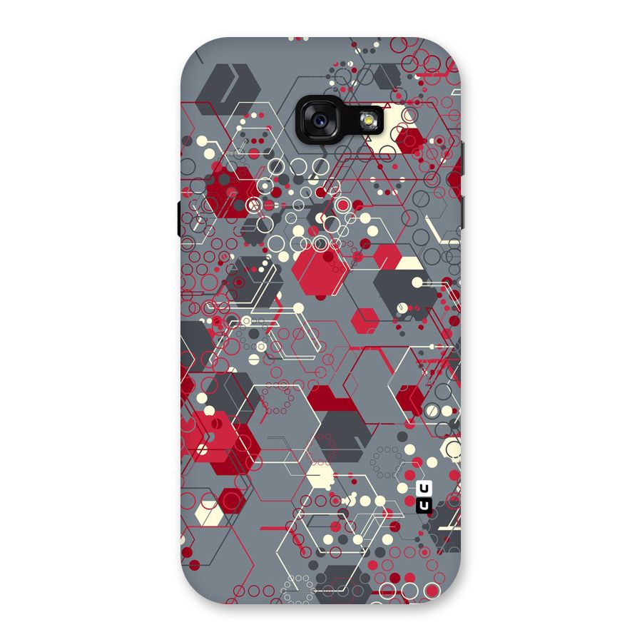 Hexagons Pattern Back Case for Galaxy A7 (2017)