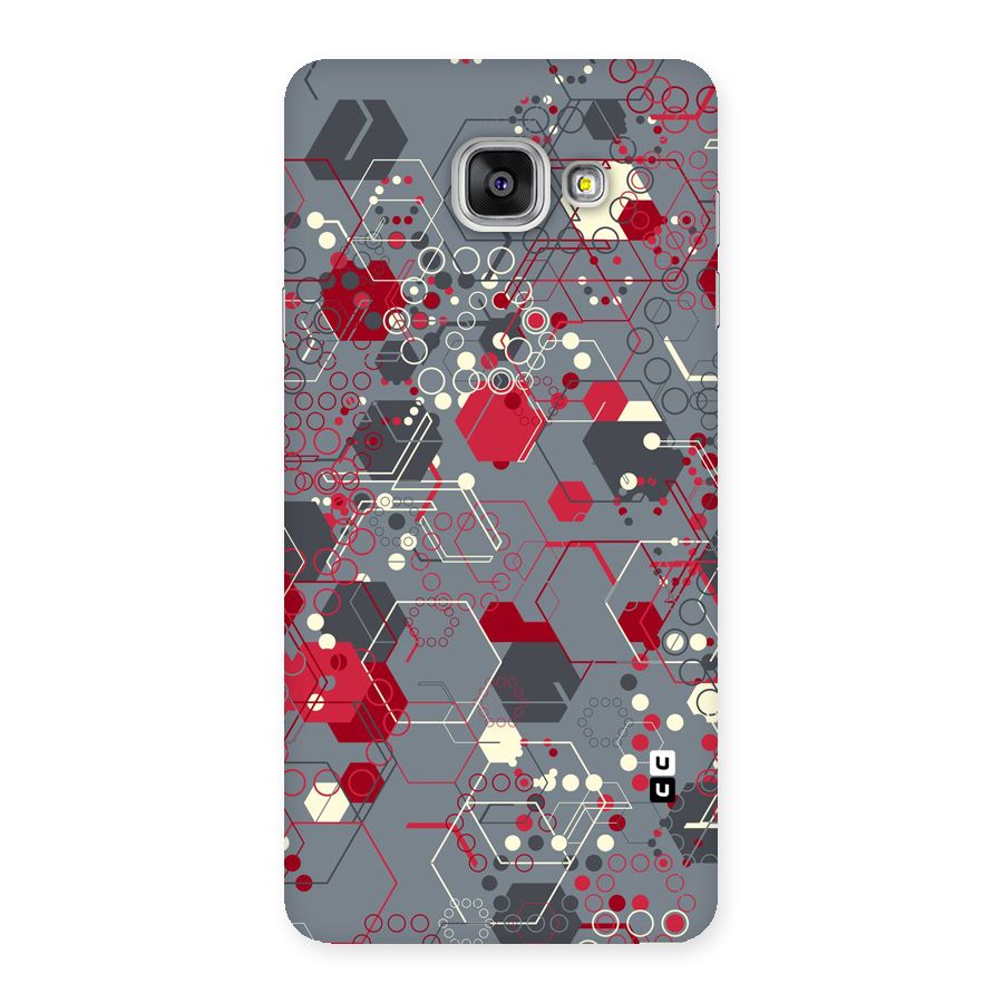 Hexagons Pattern Back Case for Galaxy A7 2016