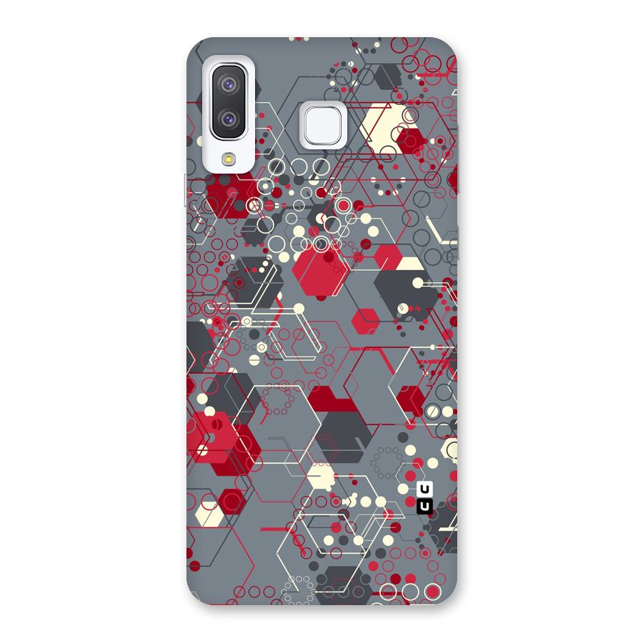 Hexagons Pattern Back Case for Galaxy A8 Star