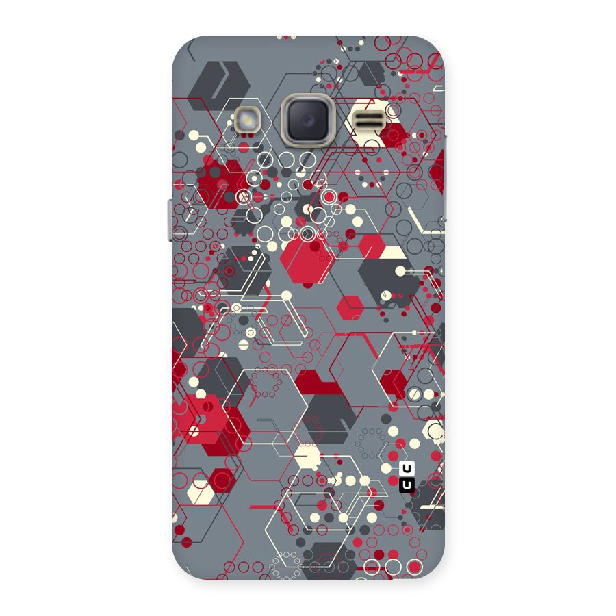 Hexagons Pattern Back Case for Galaxy J2