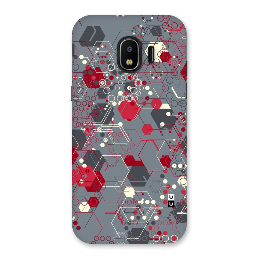 Hexagons Pattern Back Case for Galaxy J2 Pro 2018