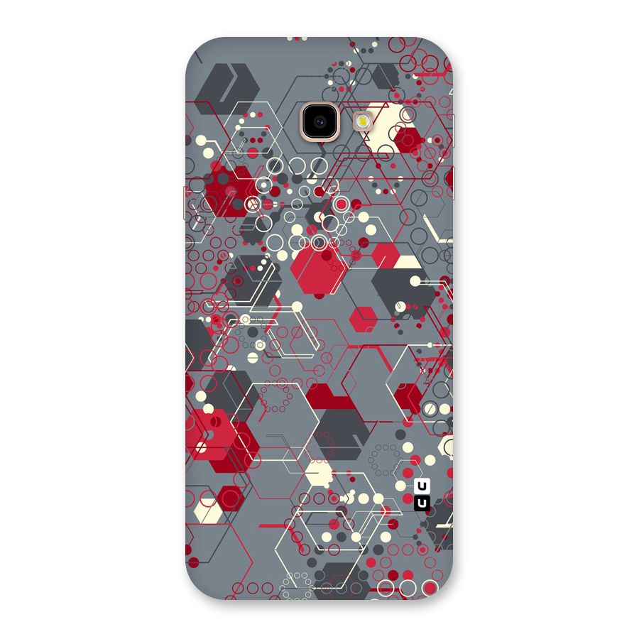 Hexagons Pattern Back Case for Galaxy J4 Plus