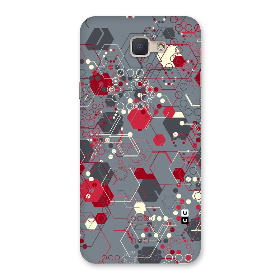 Hexagons Pattern Back Case for Galaxy J5 Prime