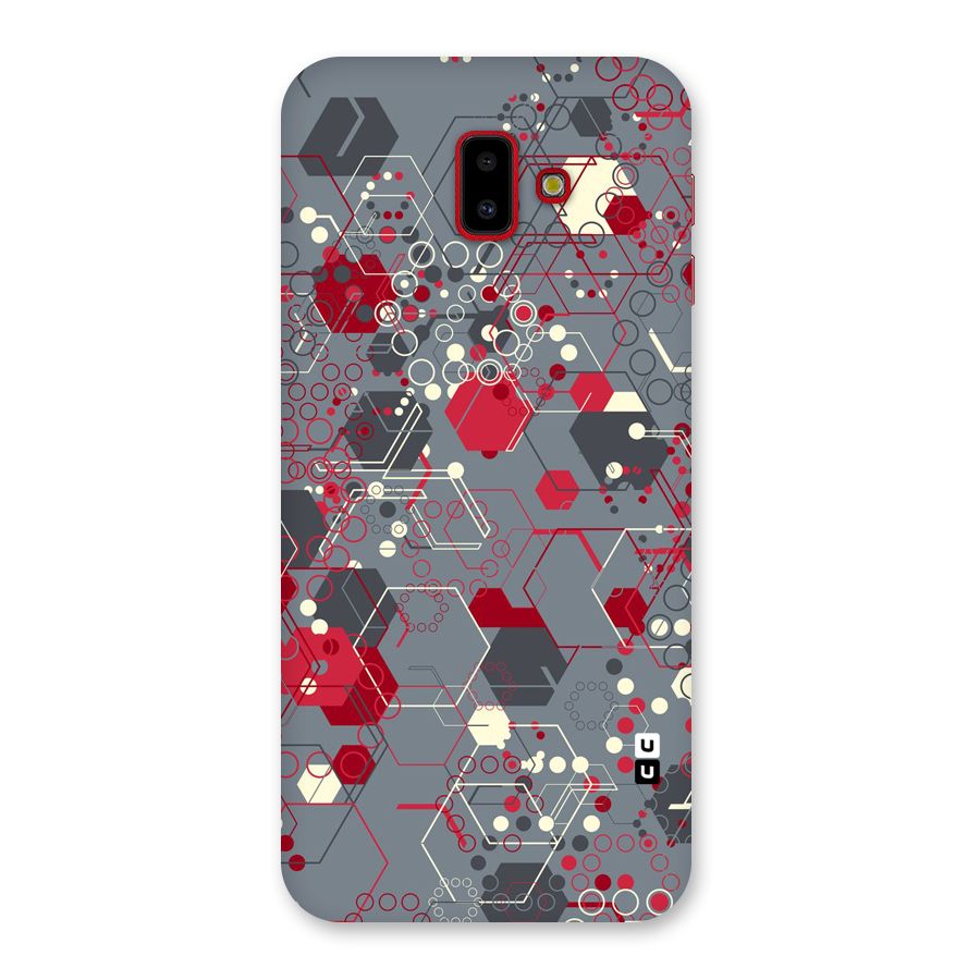 Hexagons Pattern Back Case for Galaxy J6 Plus