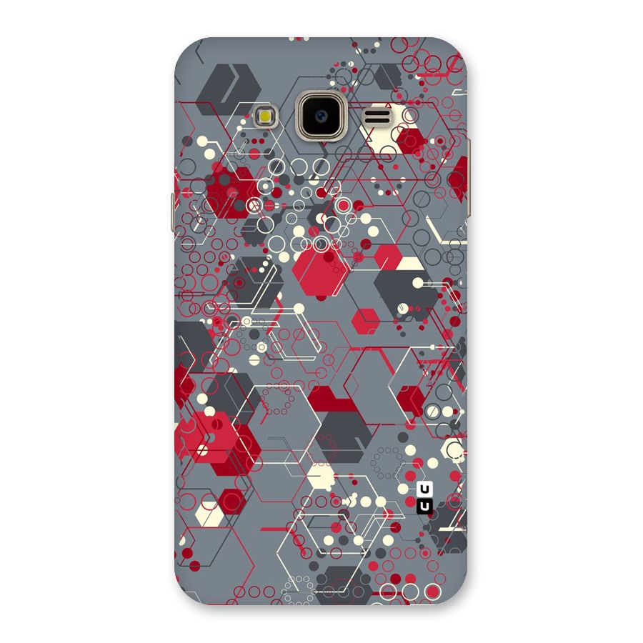 Hexagons Pattern Back Case for Galaxy J7 Nxt
