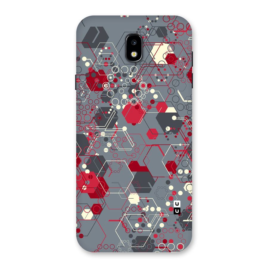 Hexagons Pattern Back Case for Galaxy J7 Pro