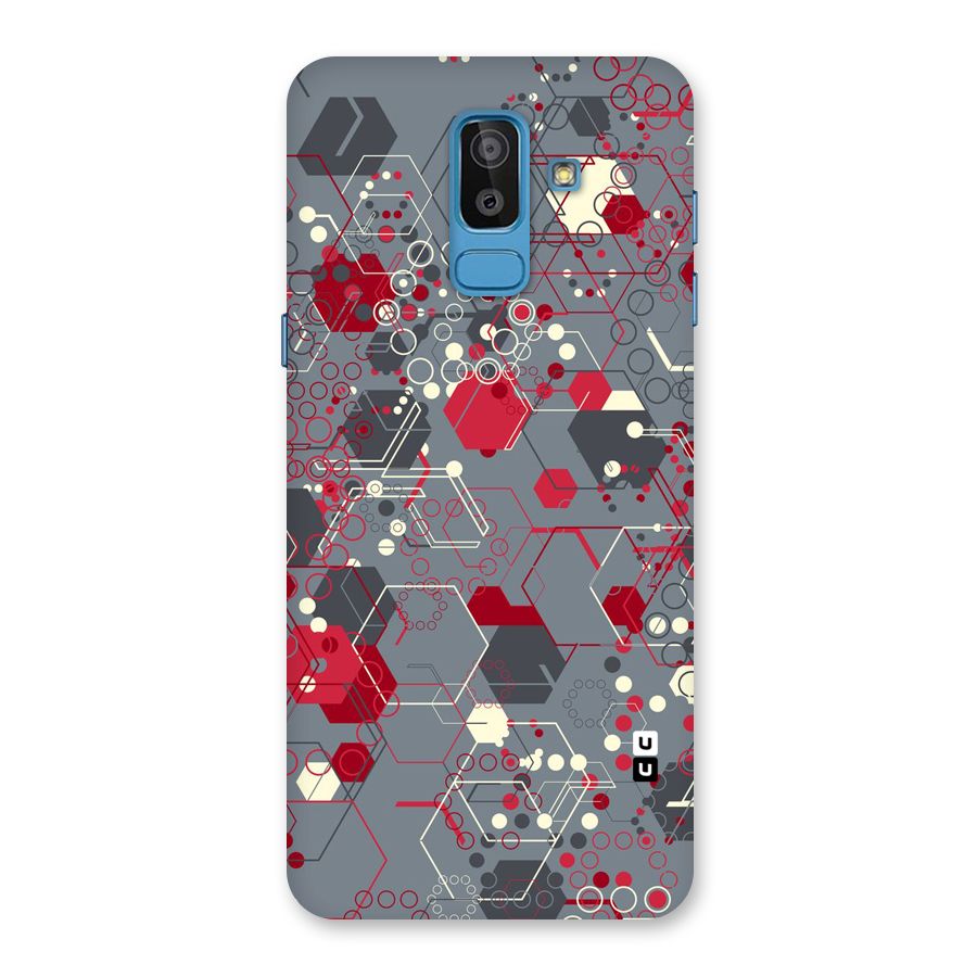Hexagons Pattern Back Case for Galaxy J8