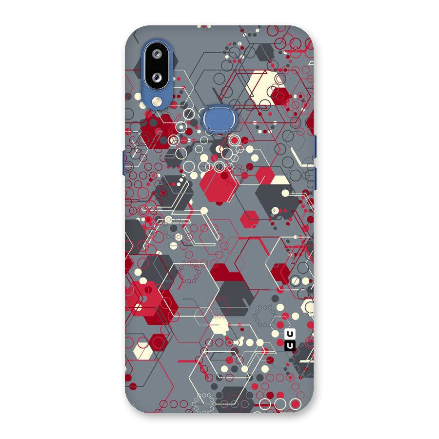 Hexagons Pattern Back Case for Galaxy M01s