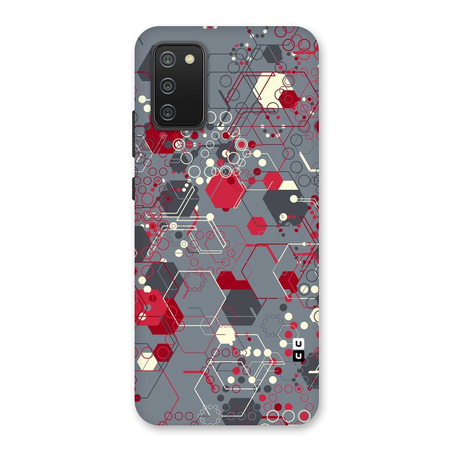 Hexagons Pattern Back Case for Galaxy M02s