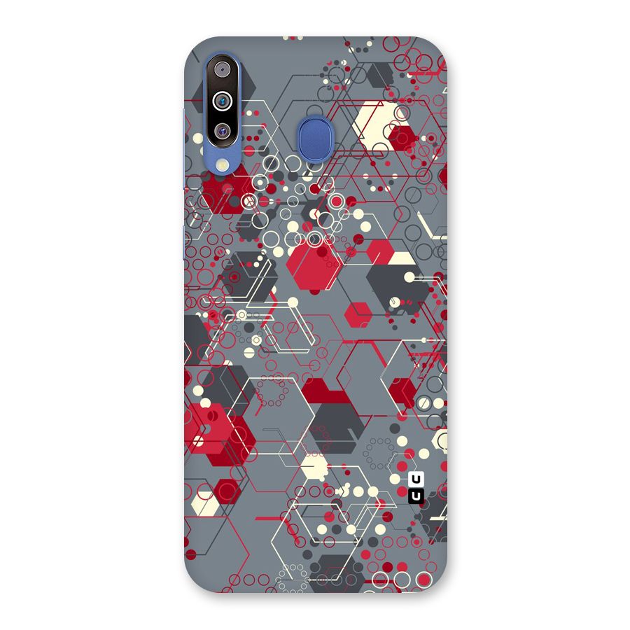 Hexagons Pattern Back Case for Galaxy M30