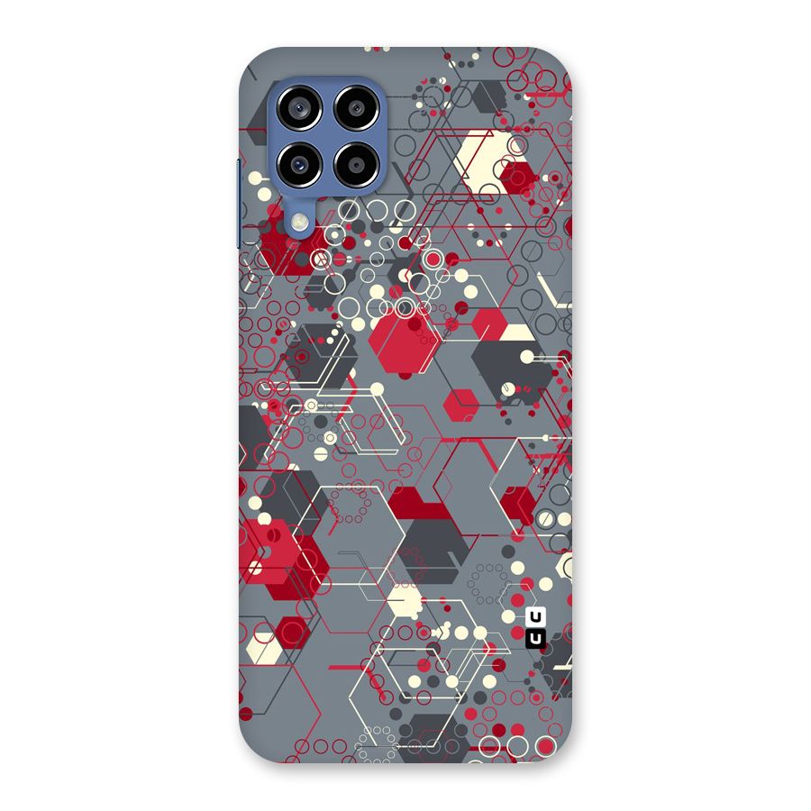 Hexagons Pattern Back Case for Galaxy M53 5G