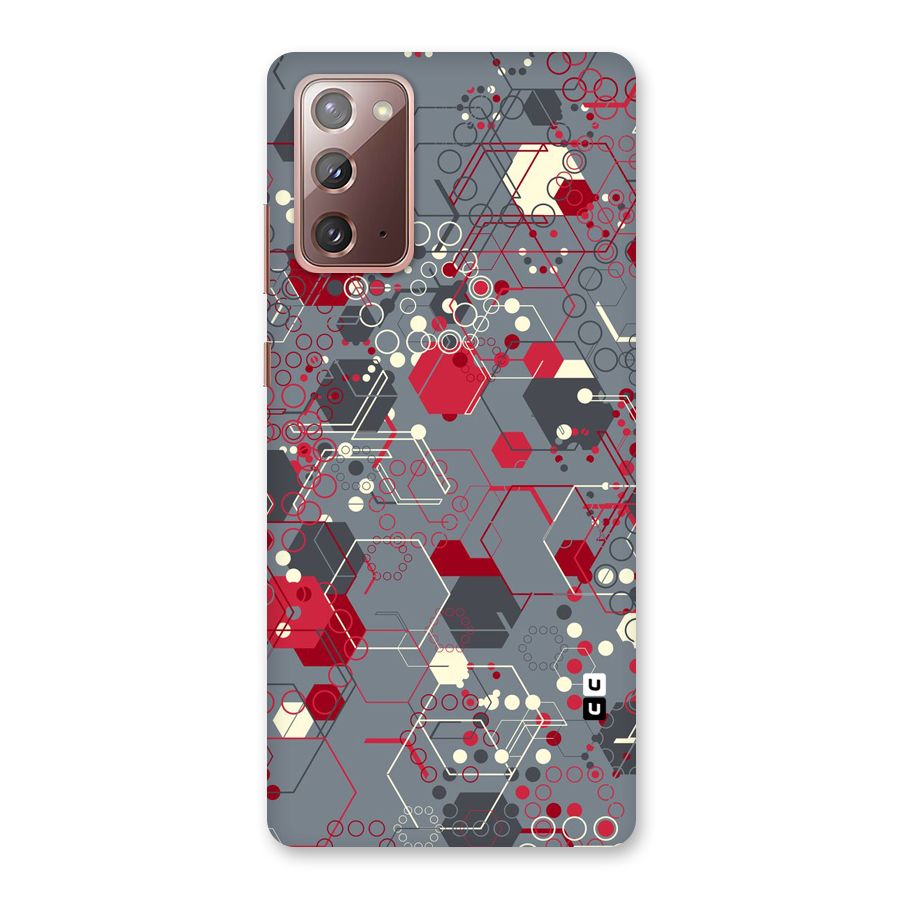 Hexagons Pattern Back Case for Galaxy Note 20