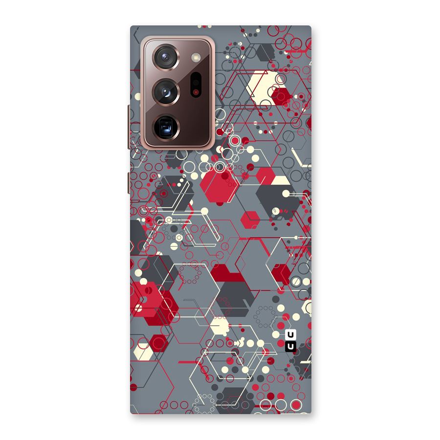 Hexagons Pattern Back Case for Galaxy Note 20 Ultra